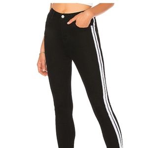 NWT by the way. Leona stripe side denim jeans